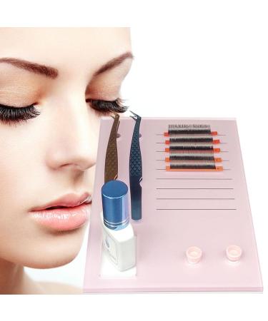 Lash Extensions Mixed Tray Acrylic Eyelash Tool Holder Eyelash Extensions Beauty Eyelash Tool Console Plate Fairy Eyelashes Extension Holder Goforwealth