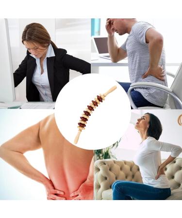 Premium Wooden Massage Roller Set - Anti-Cellulite Device for Deep Tissue Therapy & Neck Relief - Buy Online on GoSupps.com