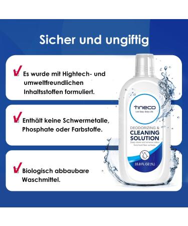 Tino Multi-Surface Floor Cleaner 1L - Compatible with IFLoor 2/3 & Floor One S3/S5/S6/S7 - Safe for All Hard Floors Kids & Pets - Buy Online on GoSupps.com