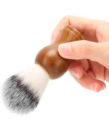 Professional Wooden Handle Barber Brush & Beard Brush for Men - Ideal Shaving Tool for Smooth Grooming - Buy Online on GoSupps.com