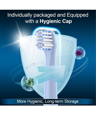 Replacement Toothbrush Heads 8 Pack for Colgate Hum Smart Electric Toothbrush - Optimize Your Oral Care with Blue 8 Count - Buy Online on GoSupps.com