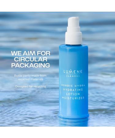 Nordic Hydra L HDE Hydrating Lotion Moisturizer | Lightweight Facial Emulsion | Controls Shine and Hydrates | Non-Comedogenic | For All Skin Types | Organic Nordic Birch Sap | Vegan | 3.4 Fl.oz. - Buy Online on GoSupps.com