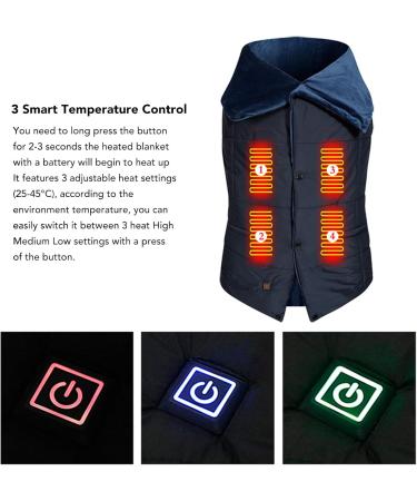 Socobeta USB Heated Shawl Blanket - 3 Levels Electric Heater for Travel & Outdoor | Cozy Warmth Worldwide Shipping - Buy Online on GoSupps.com