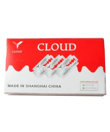 Buy 100 Cloud Super Stainless Razor Blades - Premium Quality Fast International Shipping - Buy Online on GoSupps.com