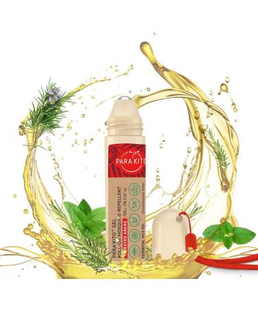 PARA'KITO Mosquito Repellent Bundle - Roll-on Gel & Black Bracelet | Long-lasting Protection - Buy Online on GoSupps.com