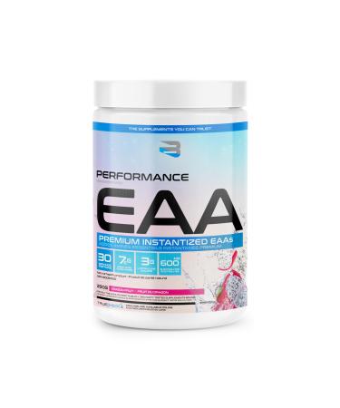 Believe Supplements Performance EAA - Essential Amino Acids Formula | Boost Muscle Recovery Performance & Hydration | Sugar-Free & Delicious Flavors Available! (30 servings Dragonfruit) Dragonfruit 30 servings