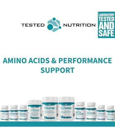 Tested Nutrition Agmatine Capsules | 500mg Agmatine Sulfate & 105mg L-Arginine | Increased Nitric Oxide Production Muscle Pumps & Performance | 60 Servings (120 Capsules) - Buy Online on GoSupps.com