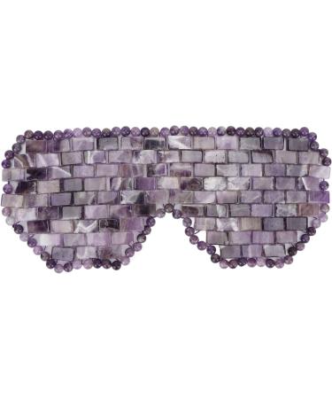 Verdant Touch Jadestone Sleeping Eye Ciper | Natural Eye Cushion for Wrinkle Reduction Sleep Promotion & Tiredness Relief | Amethyst & Jadestein - Buy Online on GoSupps.com