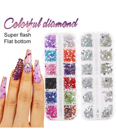 Dijit Acrylic Nail Art Kit with Electric Nail Drill, Lamp, Rhinestones, Foils, Flakes, and Gems - Manicure Decoration Set - Buy Online on GoSupps.com
