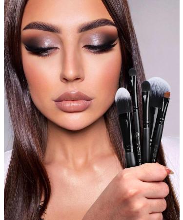 EIGSHOW 5-Piece Makeup Brush Set for Daily & Halloween Makeup - Jade Black - Buy Online on GoSupps.com
