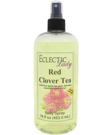 Red Clover Tea Body Spray (Double Strength) 16 ounces Body Mist for Women with Clean Light & Gentle Fragrance Long Lasting Perfume with Comforting Scent for Men & Women Cologne with Soft Subtle 16 Fluid Ounces (Double Strength)