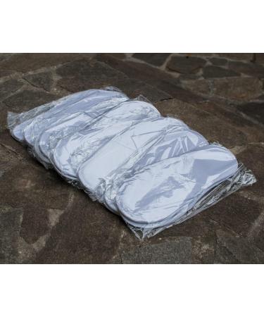 Natureca Hotel Slippers - Universal Terry Slippers for Men & Women | 10 Pairs Wedding White Guest Shoes Set - Buy Online on GoSupps.com