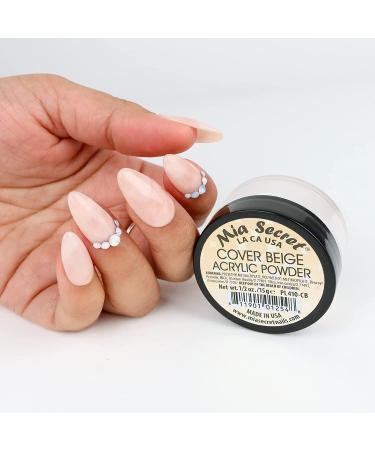 Mia Secret Cover Beige Acrylic Powder - 2 Ounce (Pack of 1) | High-Quality Professional Nail Product - Buy Online on GoSupps.com