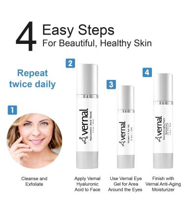 Vernal All-in-One Anti Aging Cream - Smoothing Wrinkle Cream for Firm, Luminous Skin | No Injections, No Fillers | Best Anti Wrinkle Cream - Buy Online on GoSupps.com