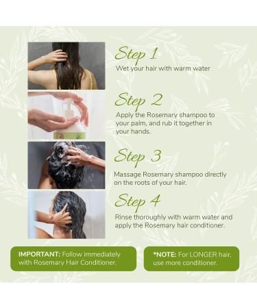 Rosemary Hair Growth Conditioner - Biotin Fortified for Thinning & Damaged Hair - 11.8 fl. oz | Moisturizing & Strengthening - Buy Online on GoSupps.com