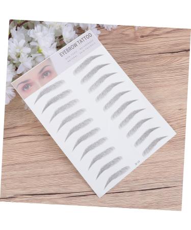 Lurrose 3D Eyebrow Stickers Set for Women - Makeup Tool for Eyebrow Tattoo, Transfer, and Stencils - Buy Online on GoSupps.com