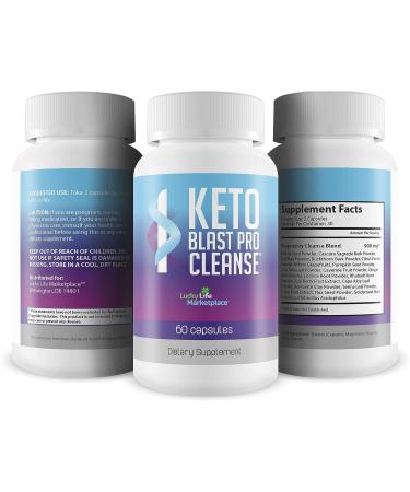 Keto Blast Pro Cleanse - Natural Probiotic for Full Body Cleansing & Detox - Gut & Colon Cleanse Support - Keto Friendly - Buy Online on GoSupps.com