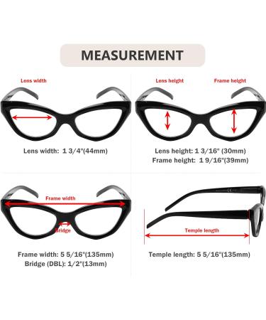 Eyekepper Cat-Eye Style Reading Glasses for Women - Chic Red 4.0x Readers | International Shipping Available - Buy Online on GoSupps.com