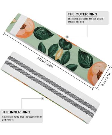 Shop Peach Pattern Resistance Bands - Elastic Exercise & Fitness Bands for Effective Workouts | International Shipping Available - Buy Online on GoSupps.com