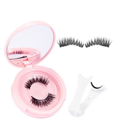Beauty7 Magnetic-Eyelashes Natural Look 1 Pair Reusable Magnetic Lashes Kit with Applicator No Glue Needed False Eyelashes Srtrips