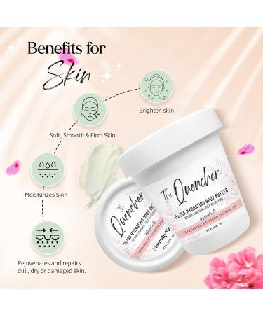 Quencher Ultra Hydrating Body Butter - Moisturizing Lotion for Dry Skin with Shea Butter & Essential Oils | International Shipping - Buy Online on GoSupps.com
