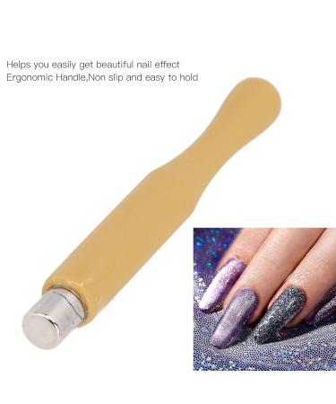 Nail Magnet Stick for Gel Polishing - Professional Magnetic Cat Eye Nail Pencil | Portable Nail Art Tool for Home & Studio (Yellow) - Buy Online on GoSupps.com