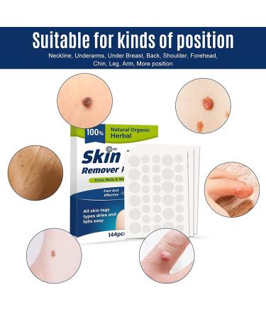 Skin Tag Remover Patch 144 PCS | Safe & Effective Skin Tag Removal Patches | 144 pcs/box - Buy Online on GoSupps.com