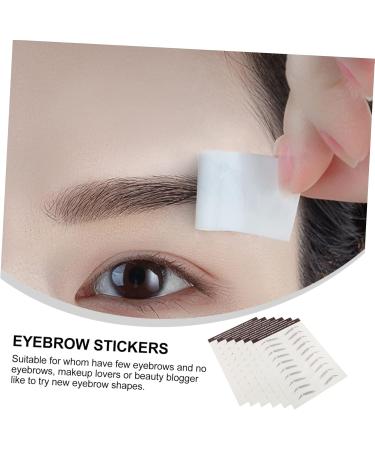 FOMIYES 12 Pcs Eyebrow Stickers Black Stickers Grooming Shaping Eyebrow Sticker Eyebrow Transfer Stickers 6d 1 count (Pack of 1) Brownx2pcs - Buy Online on GoSupps.com