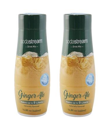 SodaStream Ginger Ale, 440ml 2 Pack, 14.8 Fl Oz Ginger Ale 14.8 Fl Oz (Pack of 2)