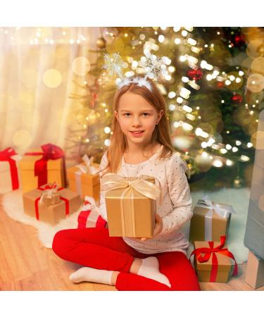 Lezevn Snowflake Headband Christmas Feather Glitter Snowflake Hair Hoop for Girls Party Banquet Hair Accessory (6) - Buy Online on GoSupps.com