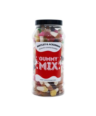 Gummy Mix - (610g) Original Assorted Fruity Gummy Mix in a Jar By Bentley & Ackerman's Chewy Delights.