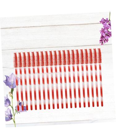BELLIFFY 100pcs Nylon Eyelash Brush Lash Bonder Lash Lengthening Mascara Eyelash Remover Eyelash Mascara Red Size 1 Red - Buy Online on GoSupps.com