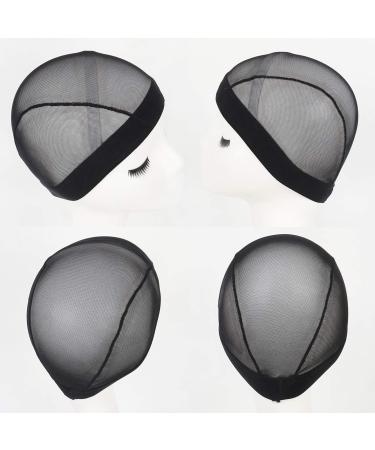Xtrend 5-Piece Large Stretch Mesh Wig Cap for Black Women - Super Stretch Dome Style Size L Black #1 - Buy Online on GoSupps.com