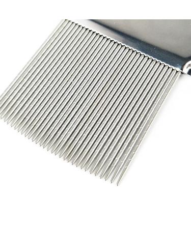 Buy Stainless Steel Lice Removal Comb - Reusable Metal with Spiral Grooves for Effective Head Lice Treatment for Kids Adults & Pets - Buy Online on GoSupps.com