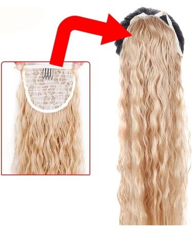 Hair Extensions 22 Inch Long Corn Wave Ponytail Hair Extension Synthetic Fluffy Curly Ponytail Headband Hair Clip Women Wig Hair Bun Hair Pieces For Women (Color : 09 Size : 22inches) 22inches 09 - Buy Online on GoSupps.com
