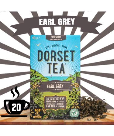 Dorset Tea Pick N Mix - Choose From 8 Flavours | Strawberries & Cream Cool Earl Grey Foraged Fruits Ginger & Sunshine Pure Green-Tea Wild About Mint Sunshine Lemon - Pack of 5 - Buy Online on GoSupps.com