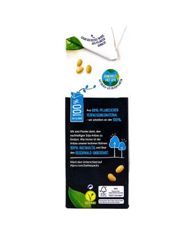 Buy Alpro Protein Soya Drinks - Pack of 2 (1L) | 100% Plant-Based | 50g Protein per Pack - International Shipping Available - Buy Online on GoSupps.com