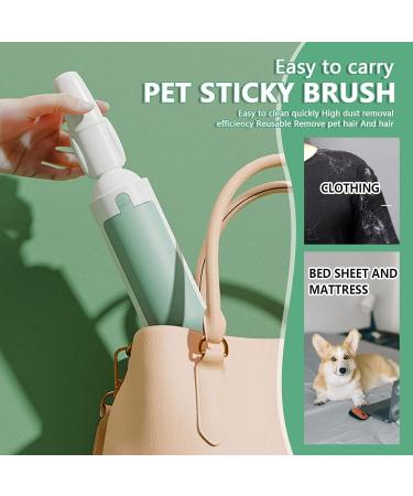 Pet Hair Remover Roller Hair Removal Brush for Dogs Cats Easy to Clean Pet Fur from Carpet Furniture Clothes Rugs Stairs Bedding and Sofa Lint Remover Brush Pro Tool (White) - Buy Online on GoSupps.com