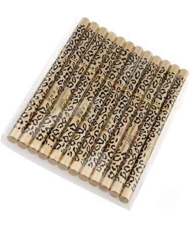 POPETPOP Set 12pcs Black Brush Pens Waterproof Shell Double-ended & A Makeup Leopard of Eyebrow Eyeliner 1 count (Pack of 1) As Shown - Buy Online on GoSupps.com