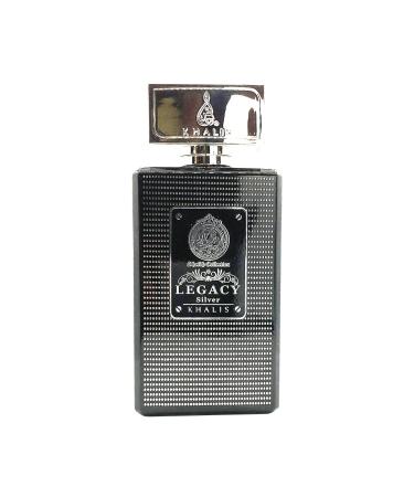 Maison d'Orient LEGACY SILVER a Fresh Perfume for Women and Men with Lemongrass Cedarwood and Musk 3.4 Oz