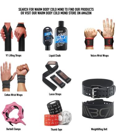 Warm Body Cold Mind V1 Lifting Straps | Olympic Weightlifting Gear for Strength Training Bodybuilding CrossFit & Gym - Wrist Wraps in Marine/Orange - Buy Online on GoSupps.com