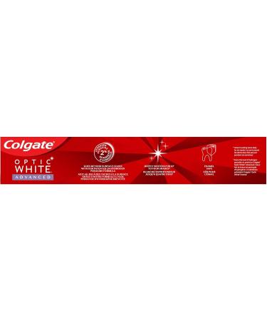 Colgate Optic White Advanced Teeth Whitening Toothpaste Icy Fresh 133 mL - Buy Online on GoSupps.com