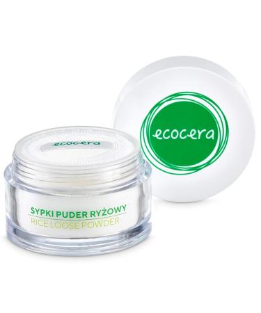 ECOCERA Rice Loose Powder Perfect for Oily and Combination Skin Hypoallergenic Delicate Transparent Light Rice 15 g (Pack of 1)