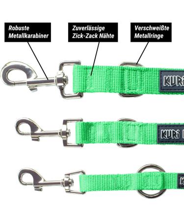 Kuri Pai 3m Dog Leash for Large Dogs - Comfortable & Sustainable Bamboo - Green | Rehabilitation Leash (L: 280cm x 2.5cm) - Buy Online on GoSupps.com