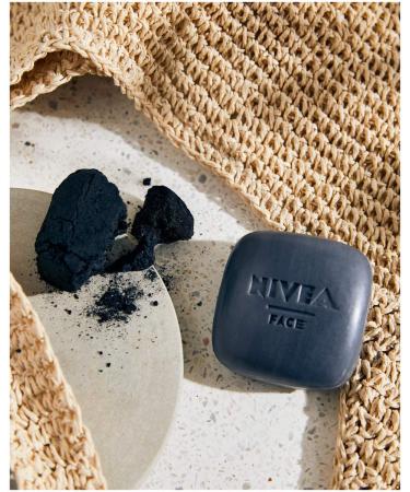 Nivea Magicbar Facial Cleansing Peeling Intensive Blackhead Treatment Certified Natural Cosmetics with Activated Carbon (75g) - Buy Online on GoSupps.com