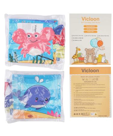 Vicloon Fabric Baby Book - Ocean Animals Baby Cloth Book for Early Development | Perfect Learning Toy & Gift for Crawling Babies - Buy Online on GoSupps.com