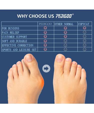 Toe Separator & Bunion Corrector for Overlapping Toes - 6 Pairs (White) | Hallux Valgus Relief for Women and Men - Buy Online on GoSupps.com