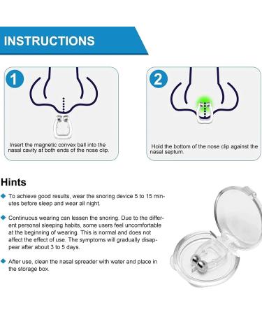 Snore Stopper Magnetic Nose Clip - 6 Pack for Better Sleep | Anti-Snoring Clip - Buy Online on GoSupps.com