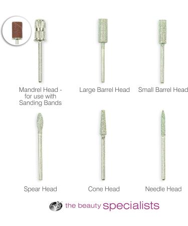 Rio Salon Electic Nail File with Foot Pedal Control for Professional Acrylic Gel & Natural Nails High Speed 30000 RPM Low Vibration Motor Aluminium Body Dual Direction LCD Display - Buy Online on GoSupps.com