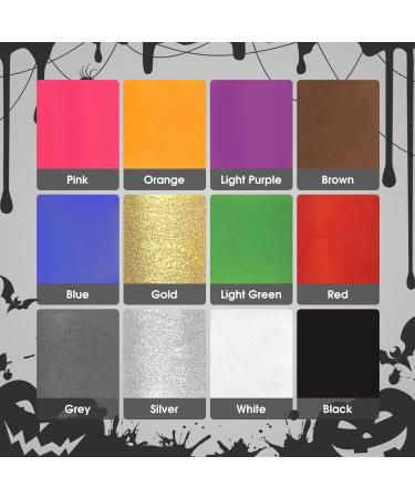 BOBISUKA White Face Body Paint - Washable Non-Toxic Makeup for Halloween Clown Skeleton Cosplay - Fast Drying Large 130ml Capacity - Buy Online on GoSupps.com